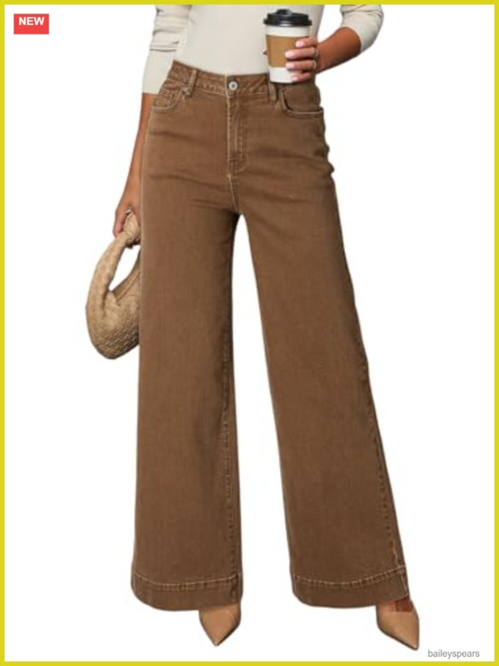 Dokotoo High Waisted Wide Leg Jeans Stretch Denim Pants